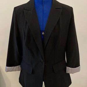 Juniors Iz Byer Black Blazer Size XL